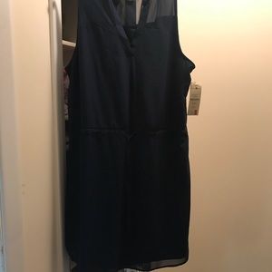 Navy blue short dress